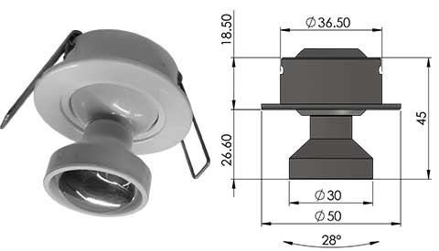 ufo 10d articulated trumpet fitting