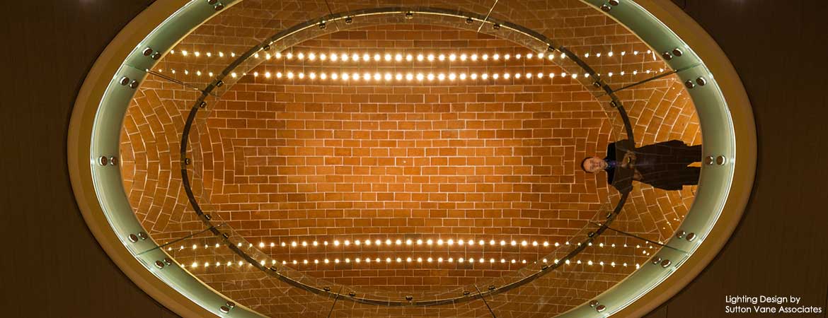 fiber optic lighting in the berry bros. & rudd wine merchants