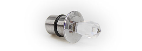 cr1 crystal fitting for fiber optics