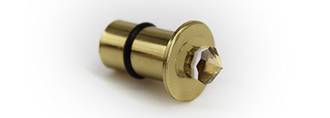 cr2 crystal fitting for fiber optics