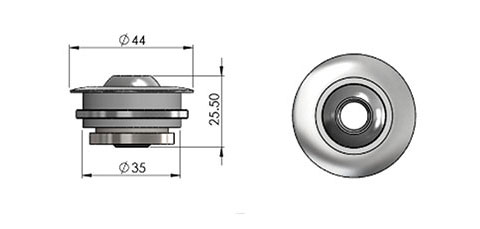30h hermetic fitting cad image