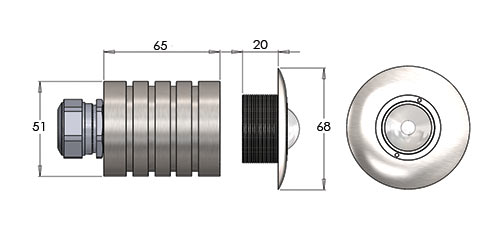 e1 wet area fitting cad image