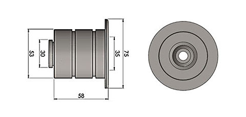 e4 wet area fitting cad image