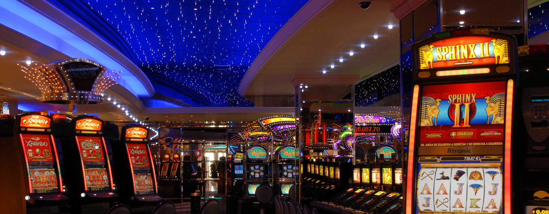 fiber optic lighting in the gran casino al jarafe
