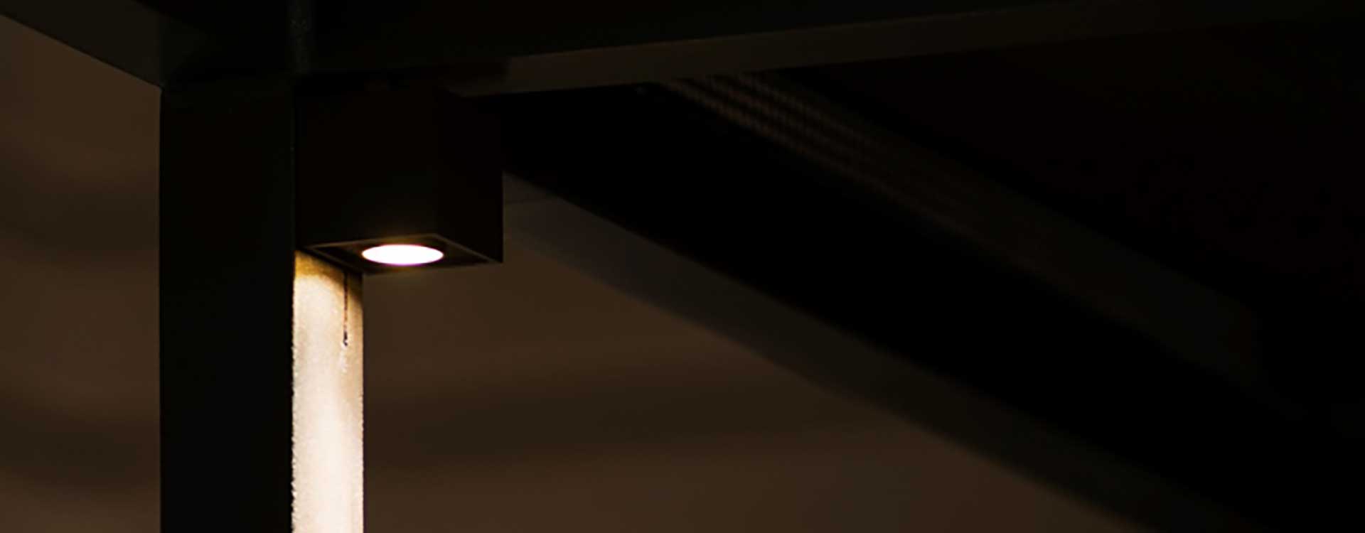 fiber optic lighting in the rosewood hotel terrace, london
