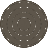 circular corona fiber optic chandelier