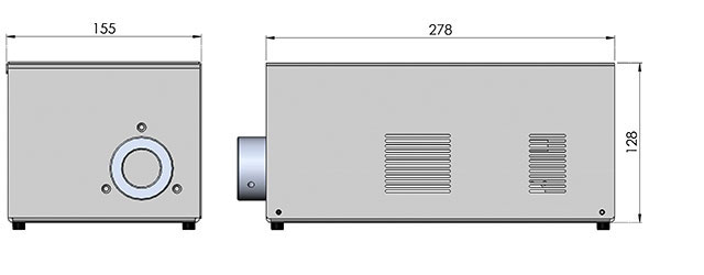 cad image of sirius decorative illuminator