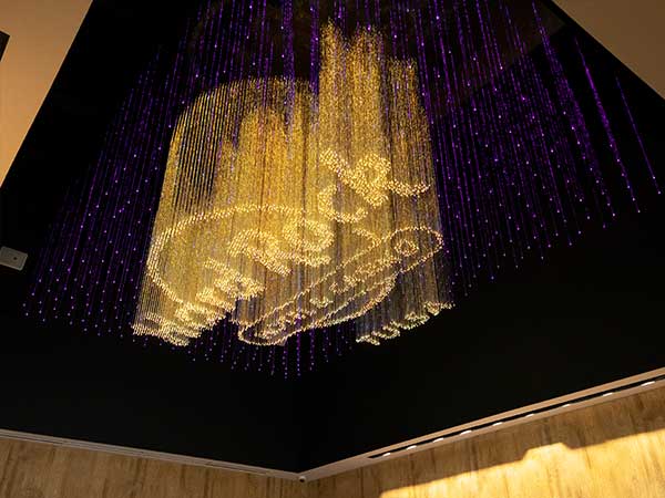 entertainment and hospitality venues illuminated by our fiber optic lighting systems